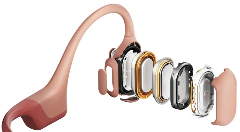 Shokz Openrun Pro Cycle Headphones in Pink-3